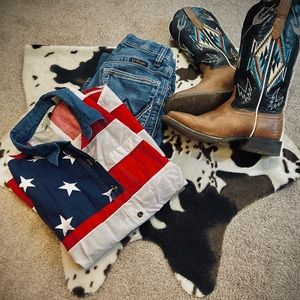 American Flag | Western | Shirt